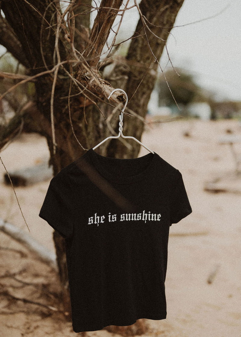 SHE IS SUNSHINE - BABY TEE FIT